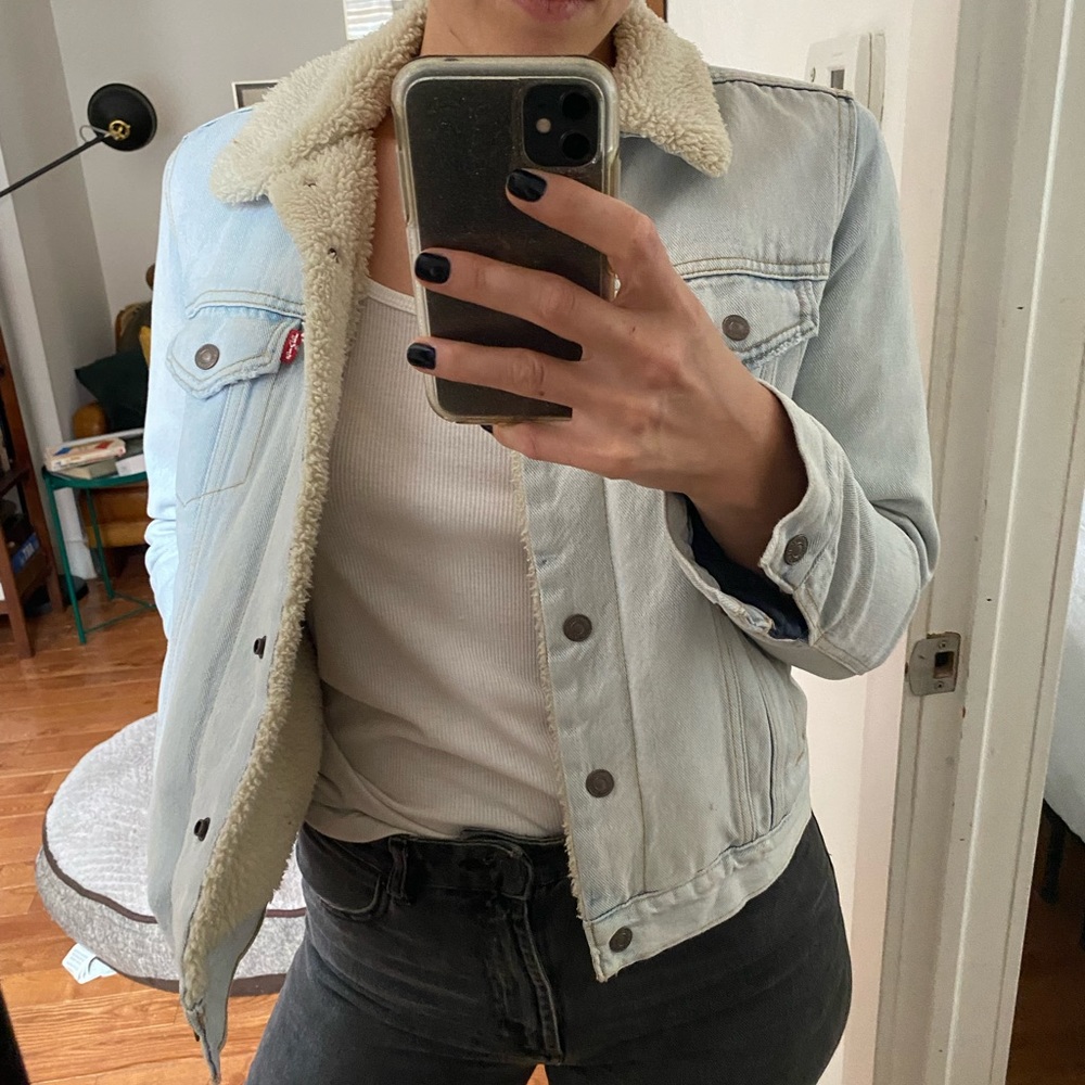 Levi’s Sherpa lined Denim Trucker Jacket